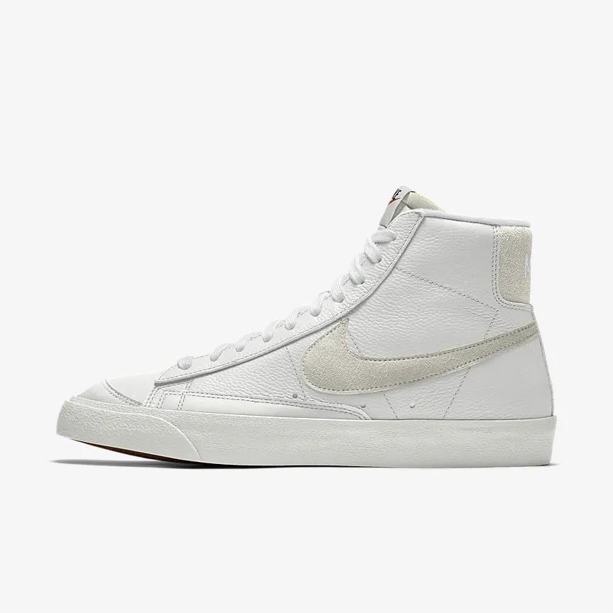 Giày Nike Blazer Mid '77 By You Nam Trắng